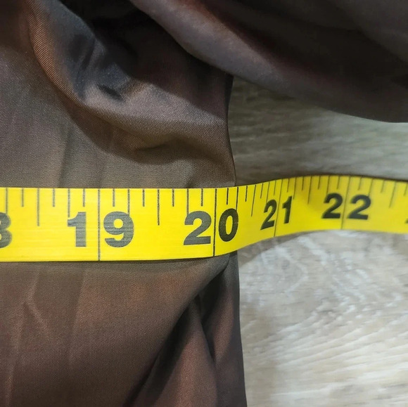 Michael Kors reversible puffer collard beige and brown womens jacket - Picture 14 of 15